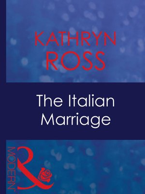 cover image of The Italian Marriage